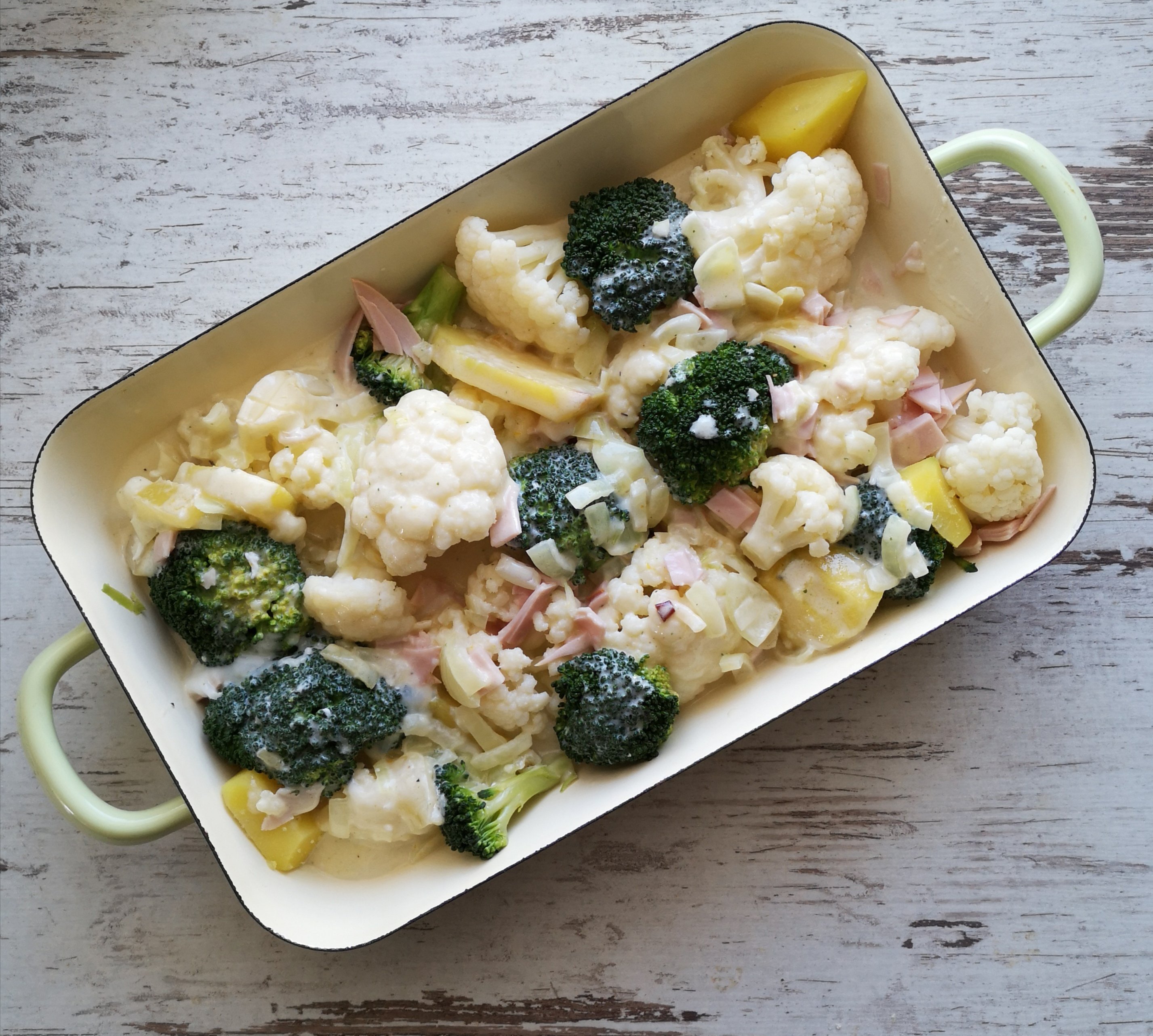 Brokkoli-Karfiol Gratin – Essen und genießen :-)